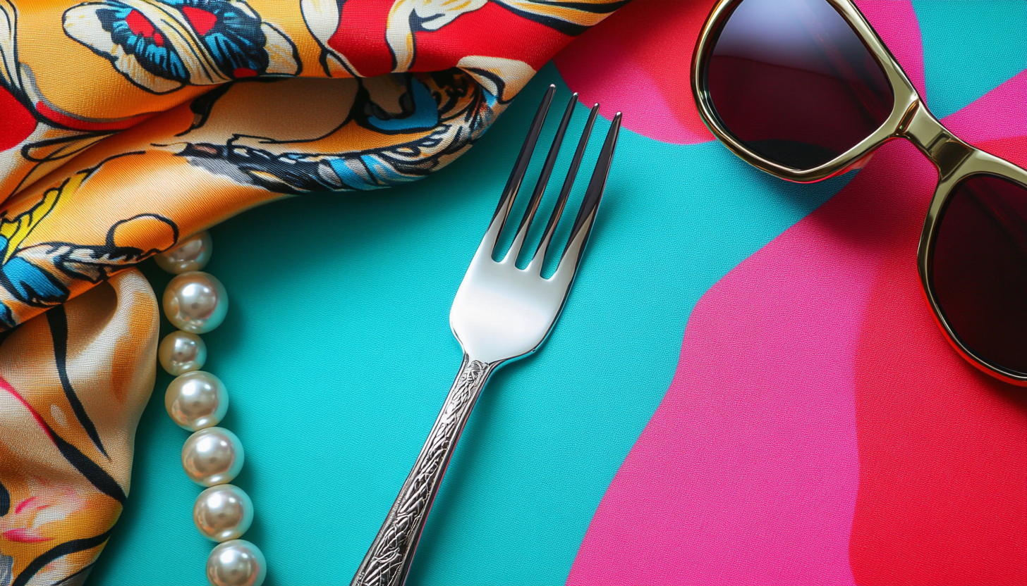 Fourchette comme icone de mode