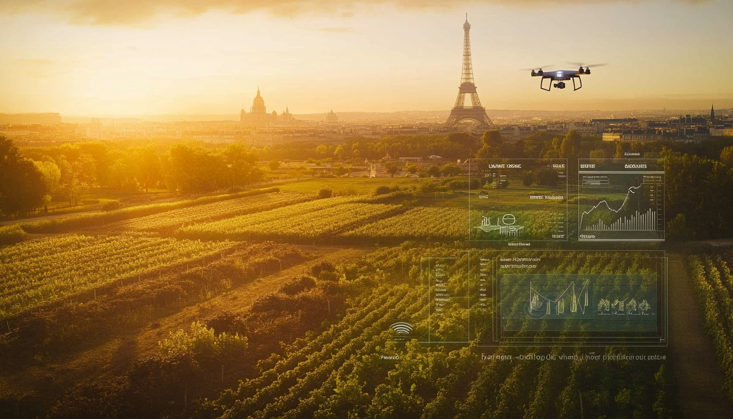 Relevé agricole drone