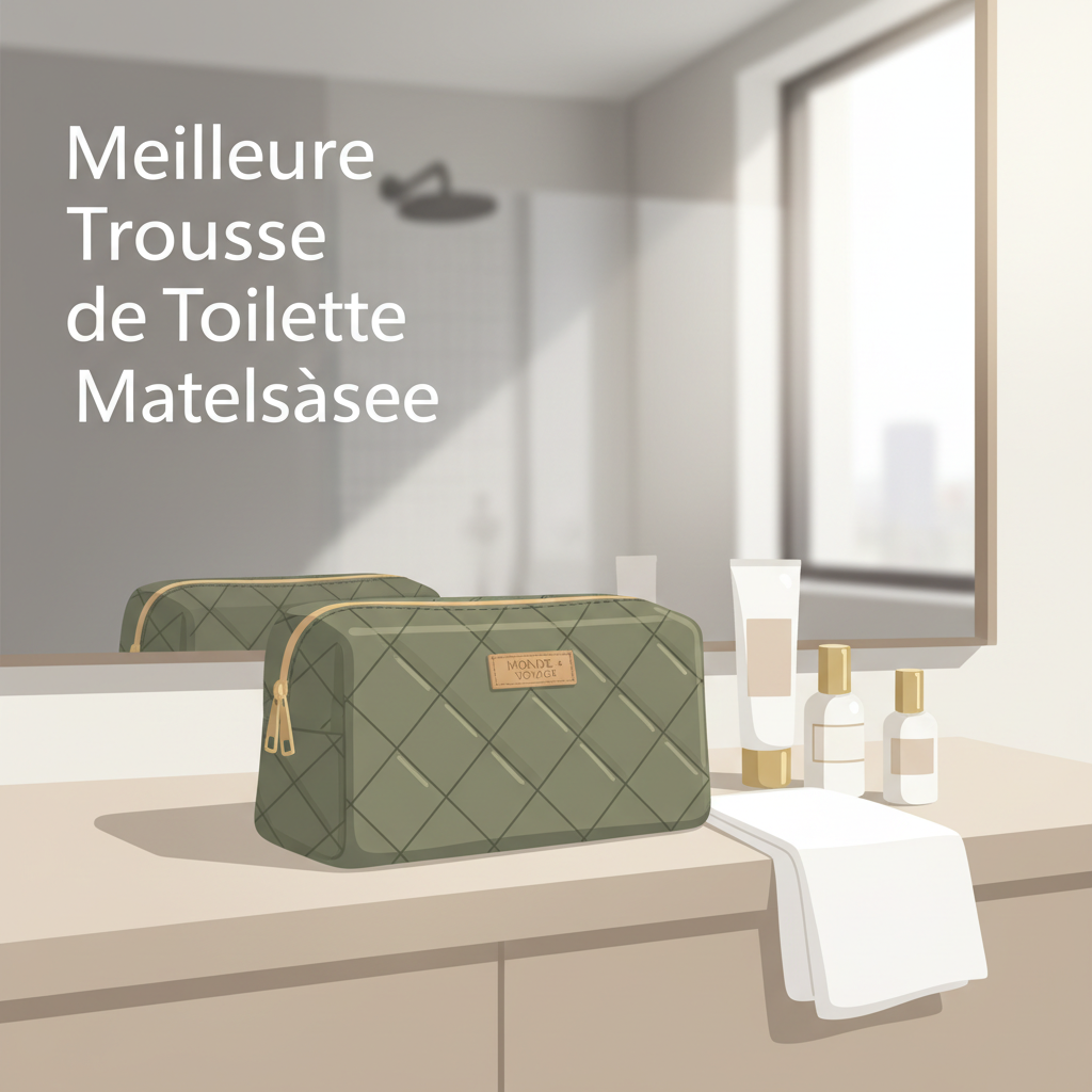 meilleure trousse de toilette matelassée